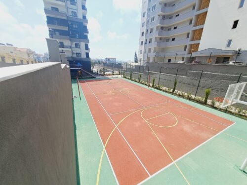 Просторная меблированная квартира 1+1 с видом на море в комплексе AHM Sunshine 1, Пайаллар